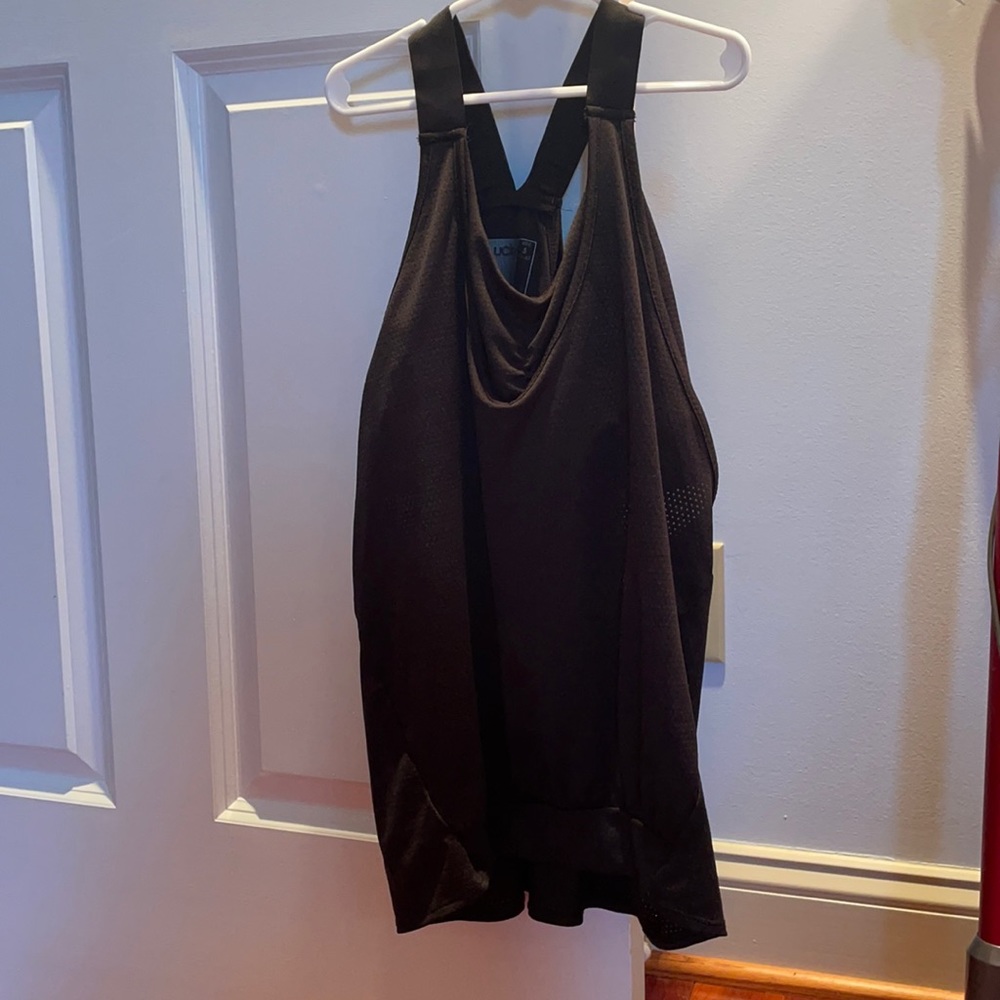 Lucky in Love Size Small Tennis Pickleball Golf Yoga Top with Bra